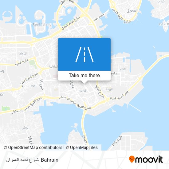 شارع أحمد العمران map