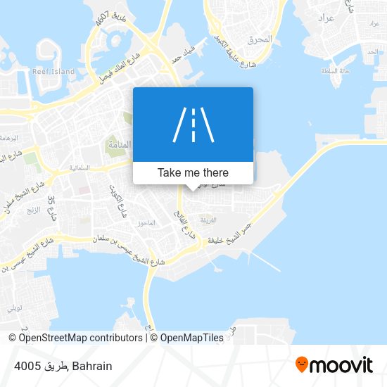 طريق 4005 map