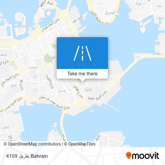 طريق 4109 map