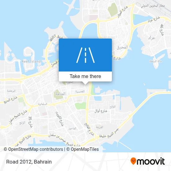 طريق 2012 map
