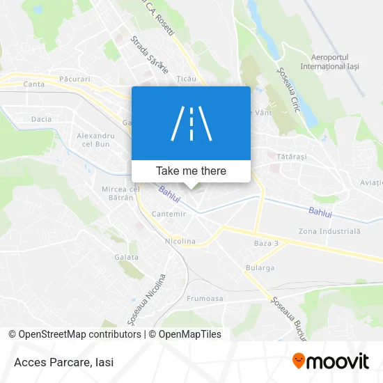 Acces Parcare map