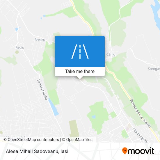 Aleea Mihail Sadoveanu map