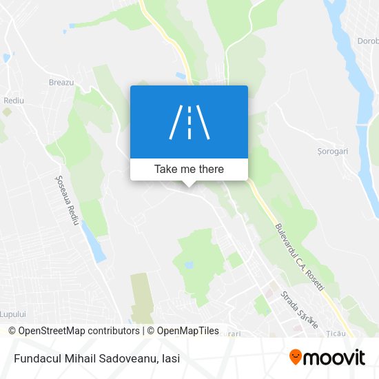 Fundacul Mihail Sadoveanu map