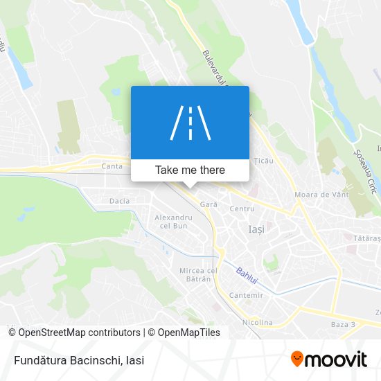 Fundătura Bacinschi map
