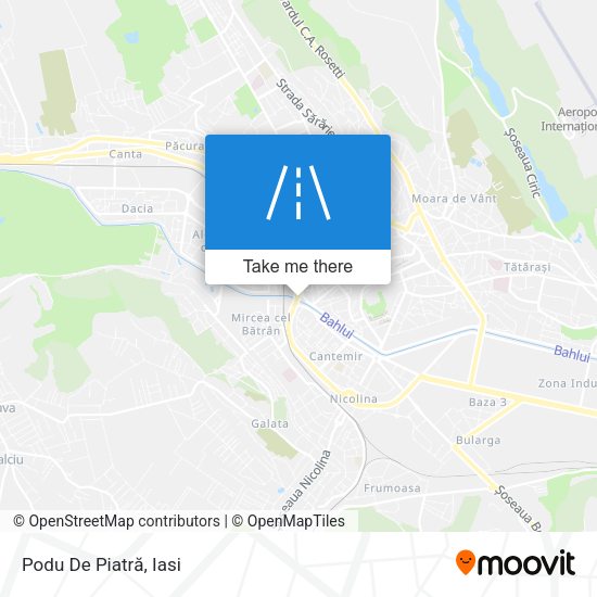 Podu De Piatră map
