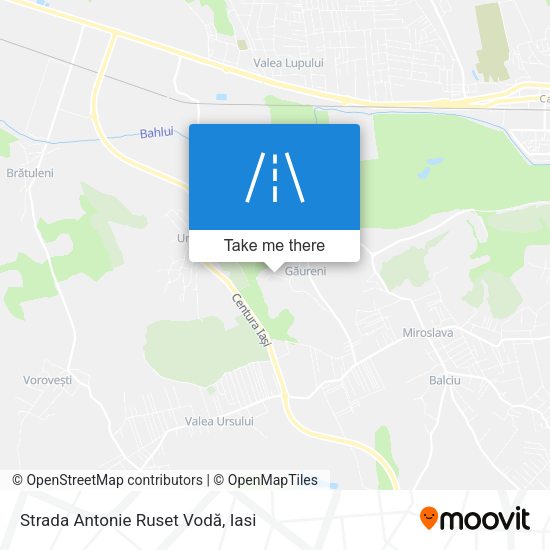 Strada Antonie Ruset Vodă map