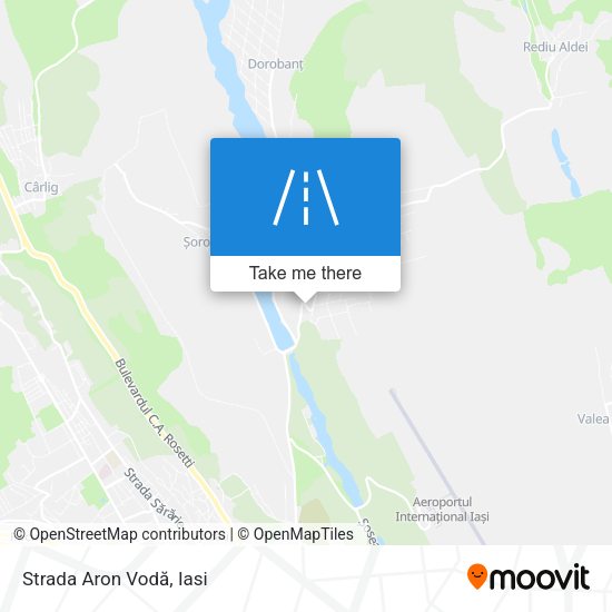 Strada Aron Vodă map