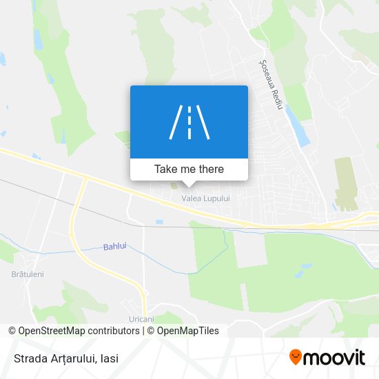 Strada Arțarului map
