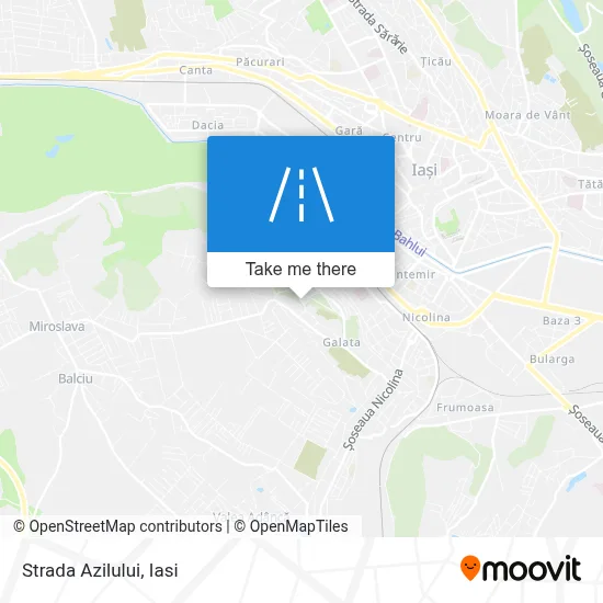 Strada Azilului map