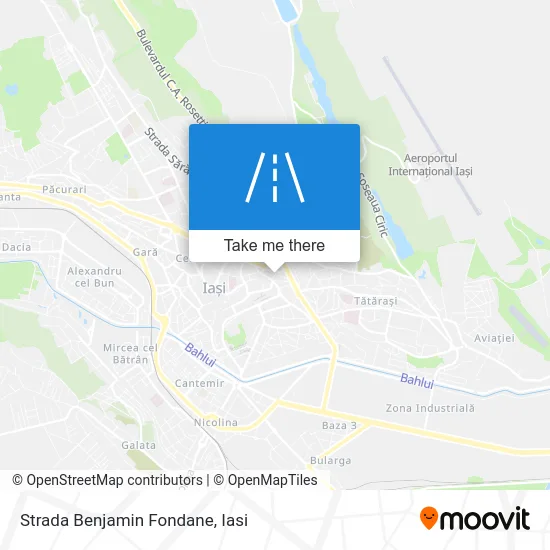 Strada Benjamin Fondane map