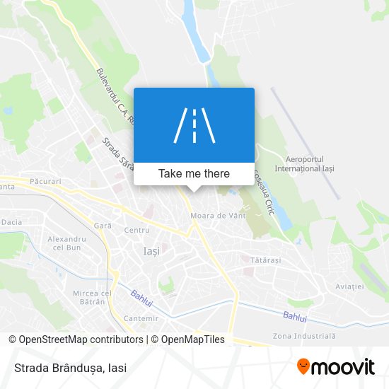 Strada Brândușa map