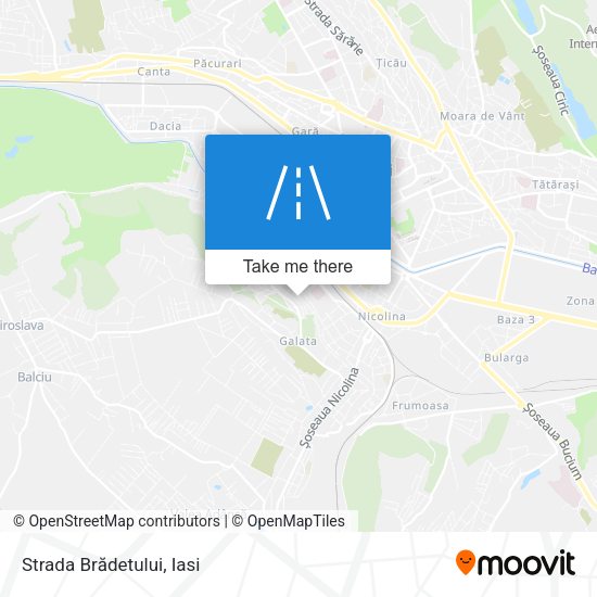 Strada Brădetului map