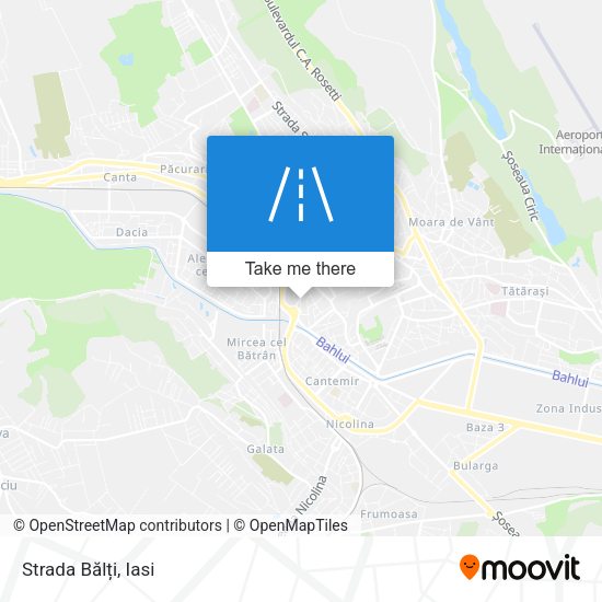 Strada Bălți map