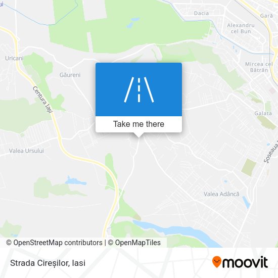 Strada Cireșilor map