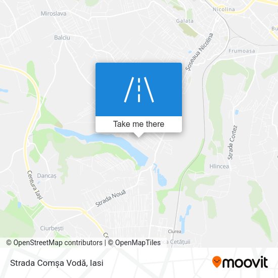 Strada Comșa Vodă map