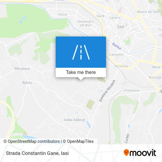 Strada Constantin Gane map