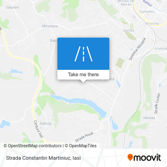 Strada Constantin Martiniuc map