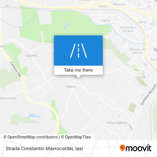 Strada Constantin Mavrocordat map