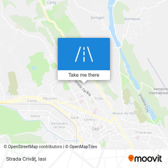 Strada Crivăț map