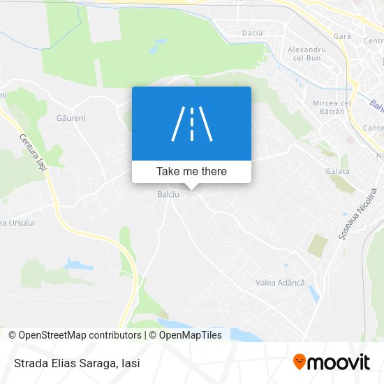 Strada Elias Saraga map
