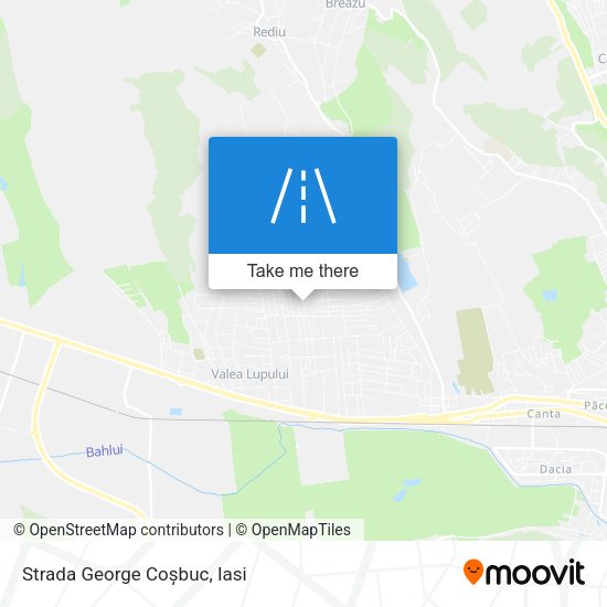 Strada George Coșbuc map