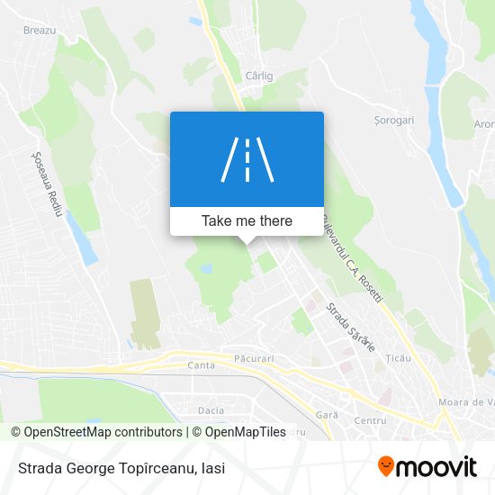 Strada George Topîrceanu map