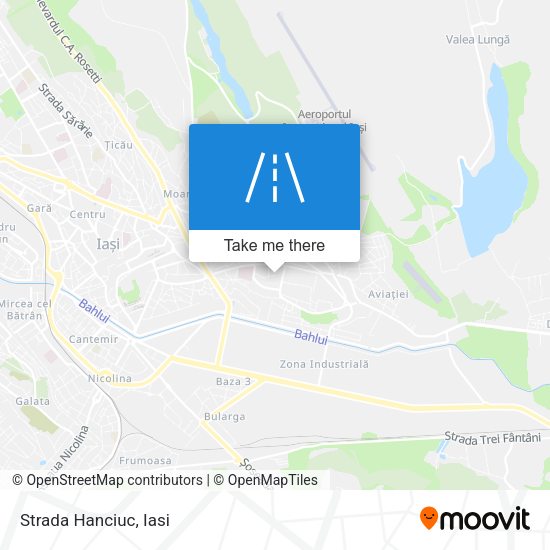 Strada Hanciuc map