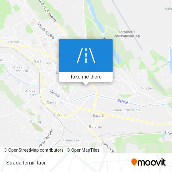Strada Iernii map