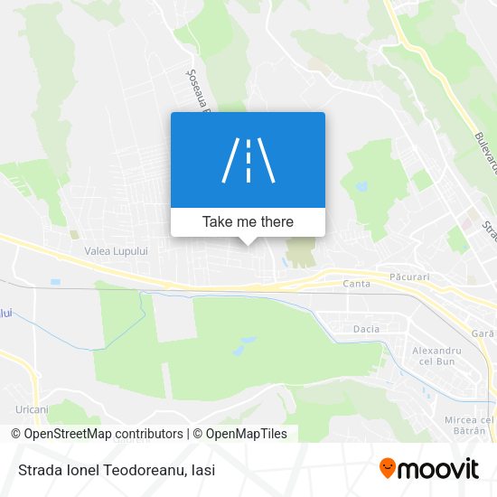 Strada Ionel Teodoreanu map