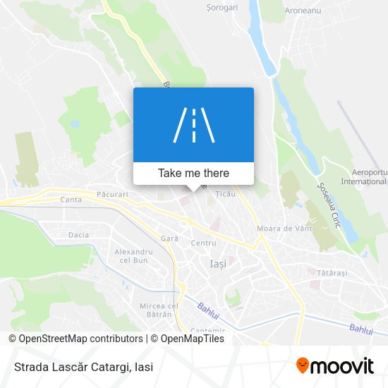 Strada Lascăr Catargi map