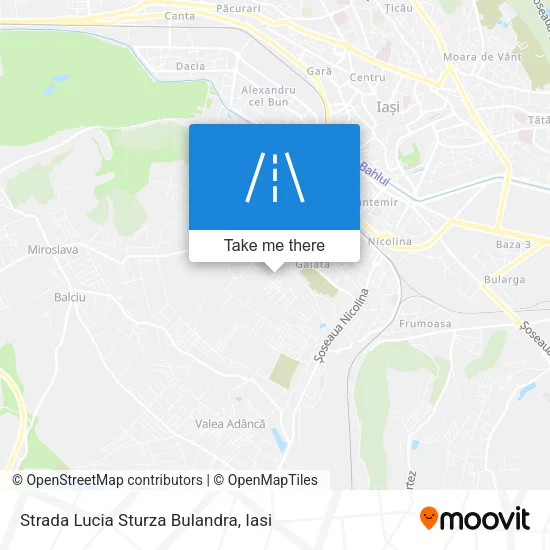 Strada Lucia Sturza Bulandra map
