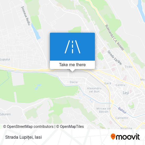 Strada Lupiței map