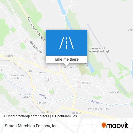 Strada Marchian Folescu map