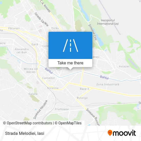 Strada Melodiei map