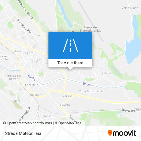 Strada Meteor map