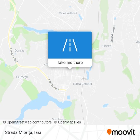 Strada Miorița map