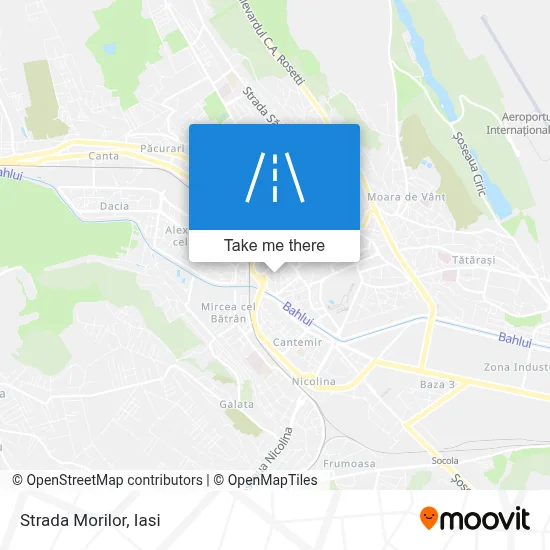 Strada Morilor map