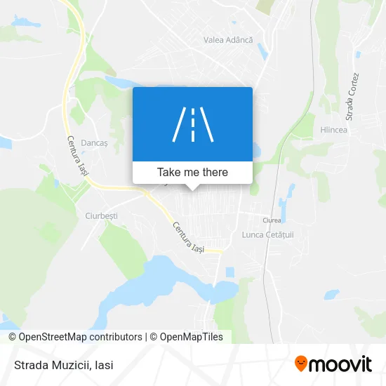 Strada Muzicii map