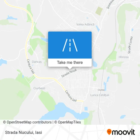 Strada Nucului map