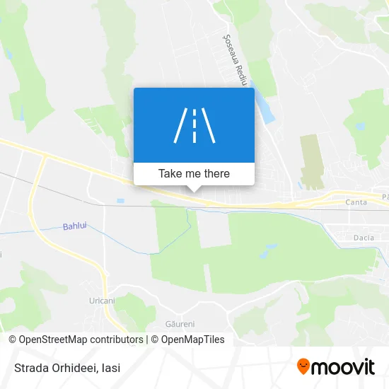 Strada Orhideei map