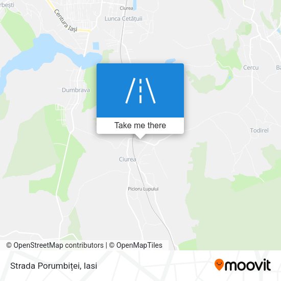 Strada Porumbiței map