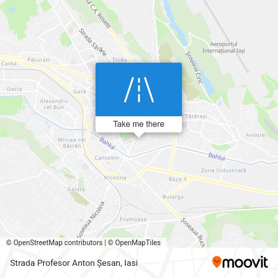 Strada Profesor Anton Șesan map
