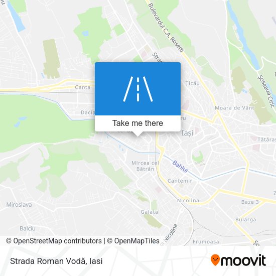 Strada Roman Vodă map