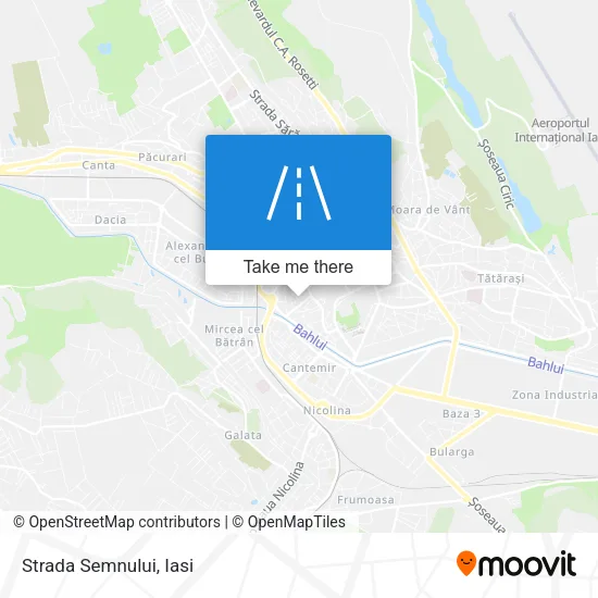 Strada Semnului map