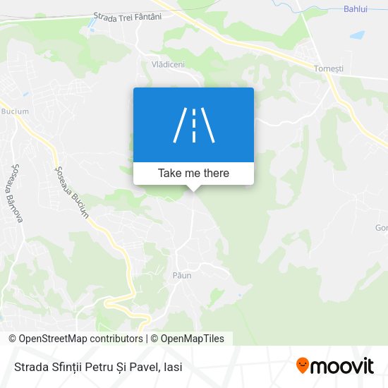 Strada Sfinții Petru Și Pavel map