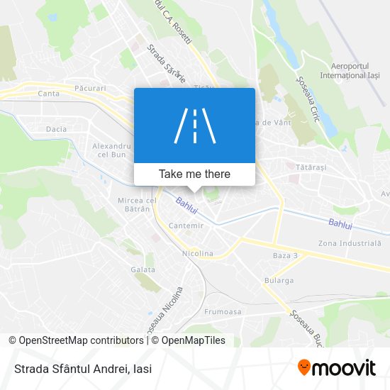 Strada Sfântul Andrei map