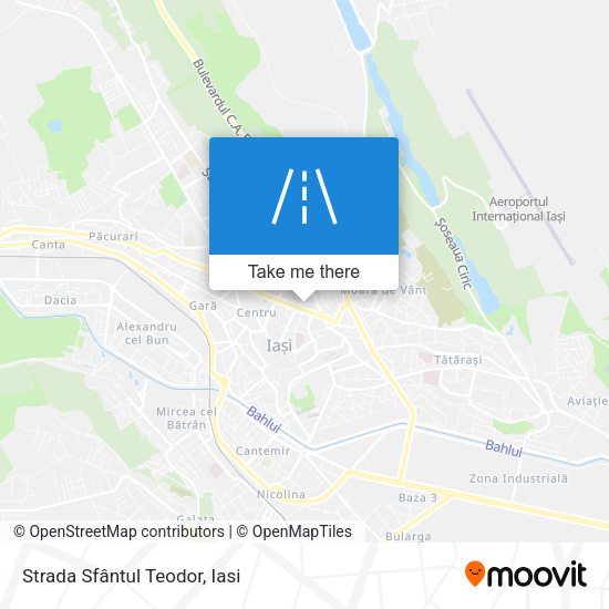 Strada Sfântul Teodor map