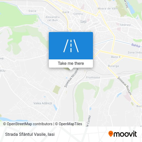 Strada Sfântul Vasile map