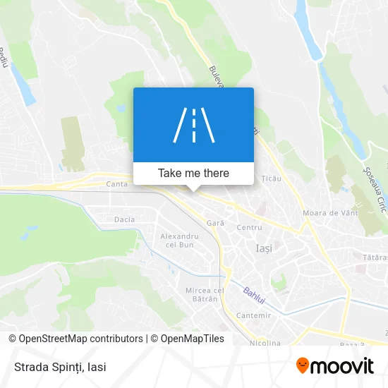 Strada Spinți map
