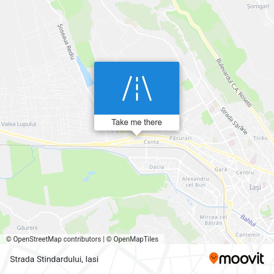 Strada Stindardului map